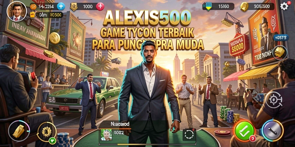 Screenshot menampilkan gameplay menarik ALEXIS500 di dunia Tycoon.
