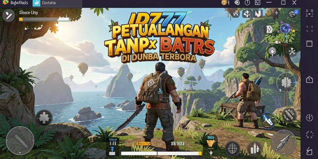 Screenshot ID777 menampilkan gameplay eksplorasi dunia terbuka yang mengesankan.
