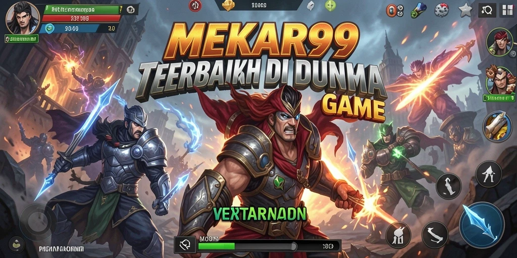 Tampilan seru dari gameplay MEKAR99 yang menegangkan.