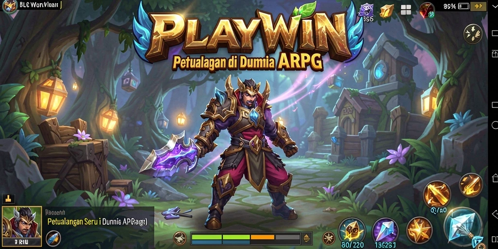 Screenshot menampilkan aksi seru dalam gameplay ARPG.