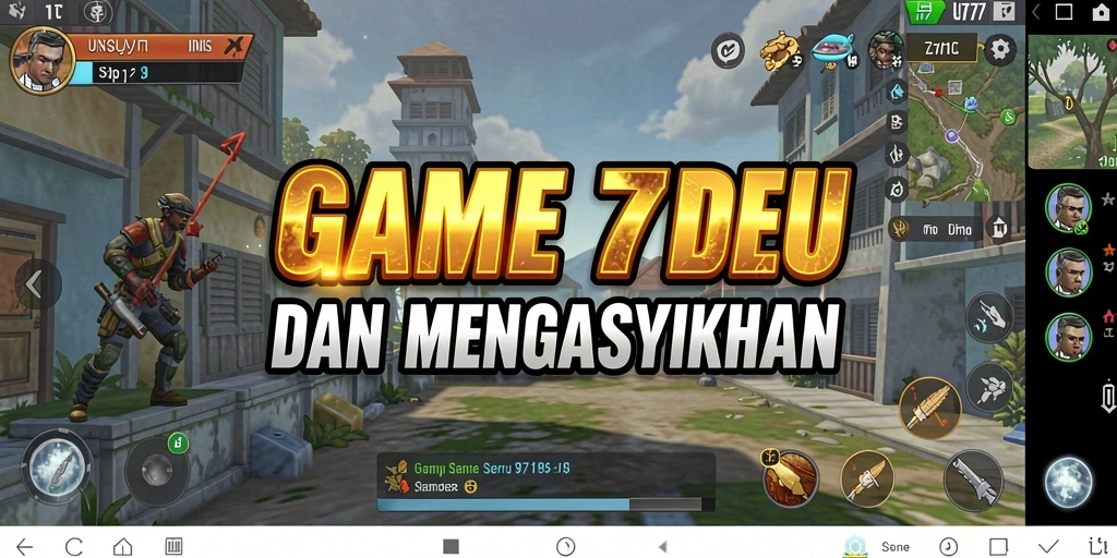 Tampilan gameplay UT77 yang menarik dan penuh warna.